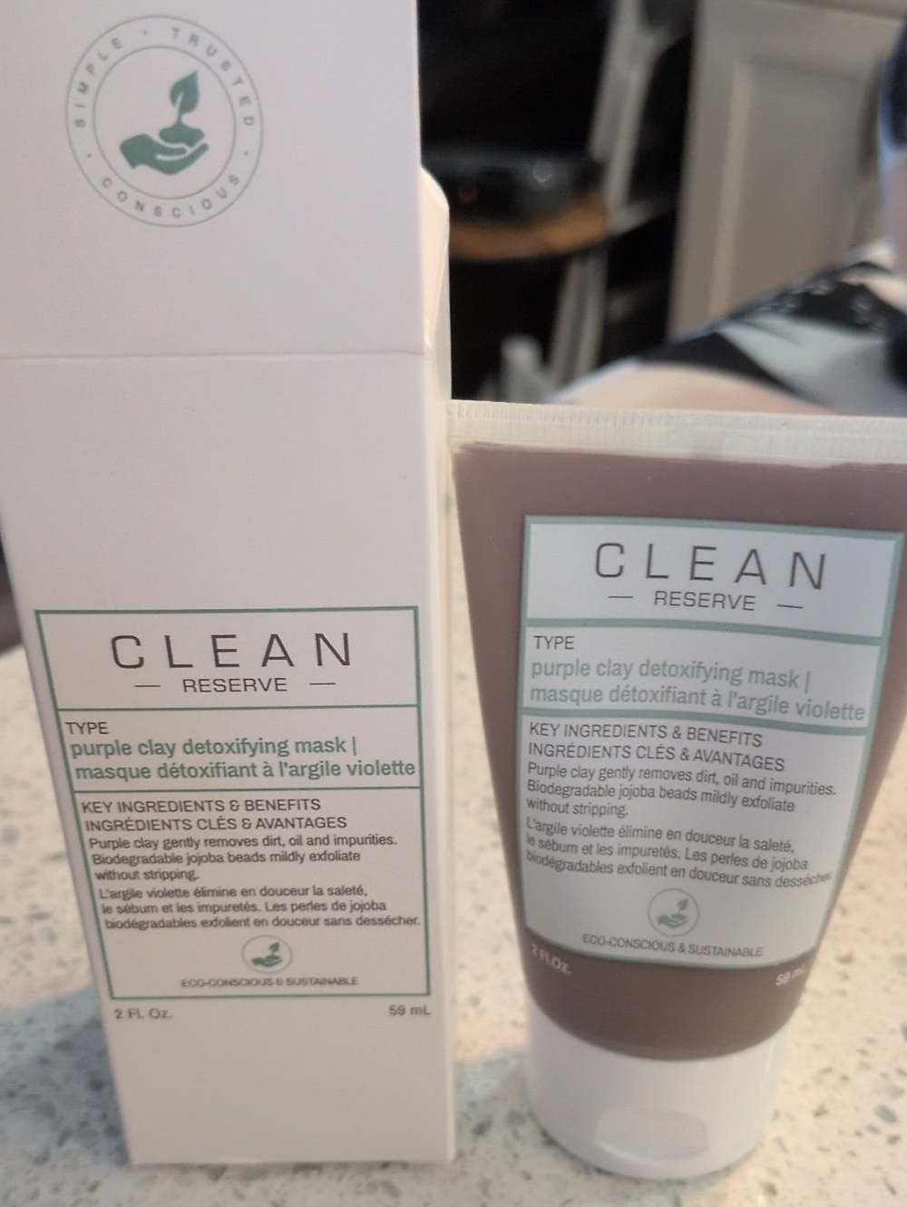 CLEAN RESERVE Purple Clay Detoxifying Mask -